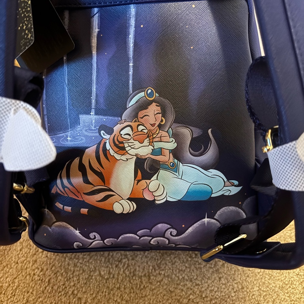 Disney Loungefly Princess Jasmine Aladdin Palace Mini Backpack - Picture 7 of 11
